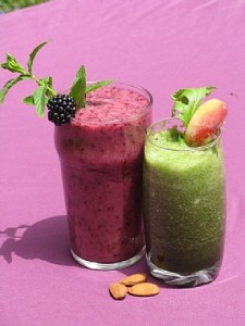 שייק ירוק סגול